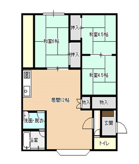 利元コーポ間取り図